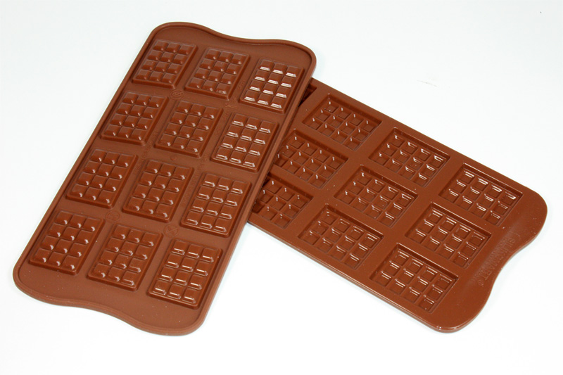 Moule silicone forme tablette de chocolat