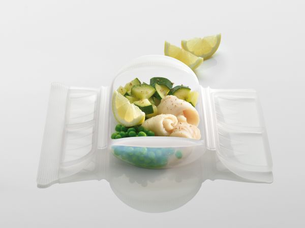 ELECTROHOGAR Papillote Silicone Pliable por Micro Onde et Four, Récipient  en Silicone