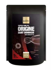 Chocolat de couverture Noir 70% Origine Saint Domingue en pistoles, 200g