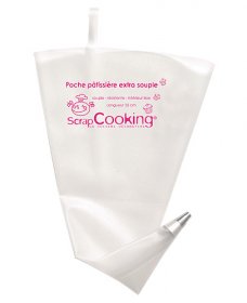 Poche pâtissière extra souple + douille inox spéciale macarons