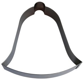 Cloche de Pâques en inox, L 20 cm