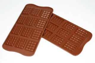 Moule mini tablette de chocolat en silicone