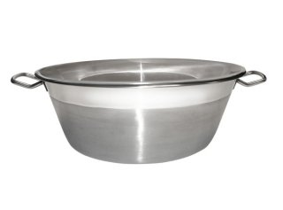 Bassine à confiture en acier, Ø 38 cm