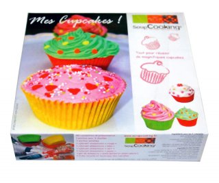 Lot de 12 caissettes en silicone pour cupcakes et muffins - Lékué