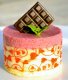 Entremet avec impression au papier ScrapCooking ® Coeurs rouges